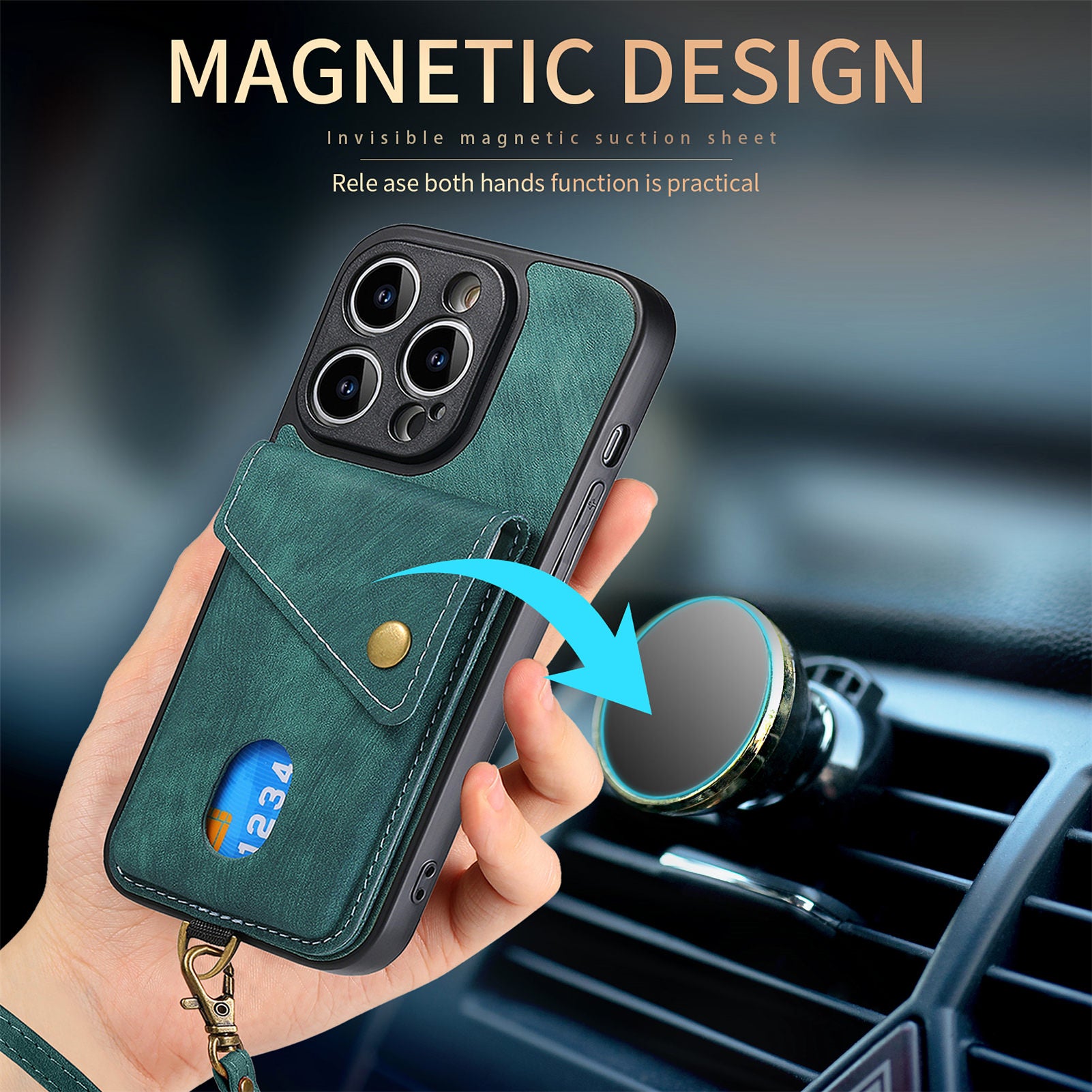 Card Holder Kickstand Case for iPhone 14 Pro Max PU Leather Coated PC+TPU Phone Cover Card Holder Kickstand Case for iPhone 14 Pro Max PU Leather Coated PC+TPU Phone Cover